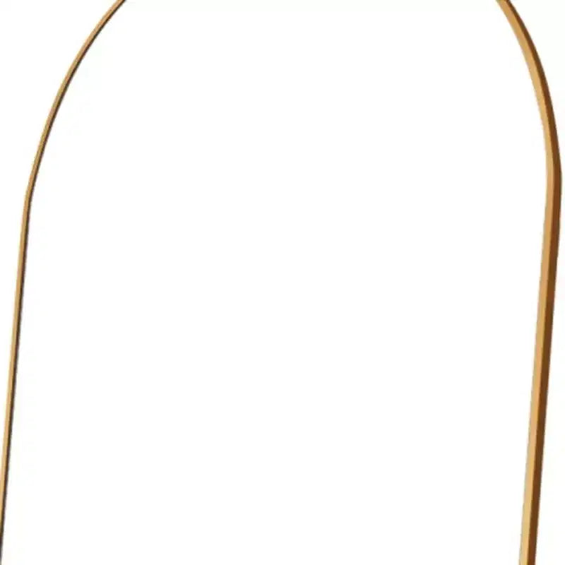 69 Gold Arch Freestanding Framed Full Length Mirror