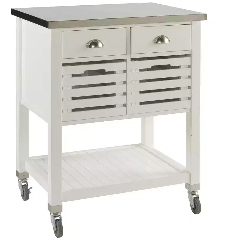 36 in.H Wood Kitchen Carts for Modular Kitchen with 1 Shelf