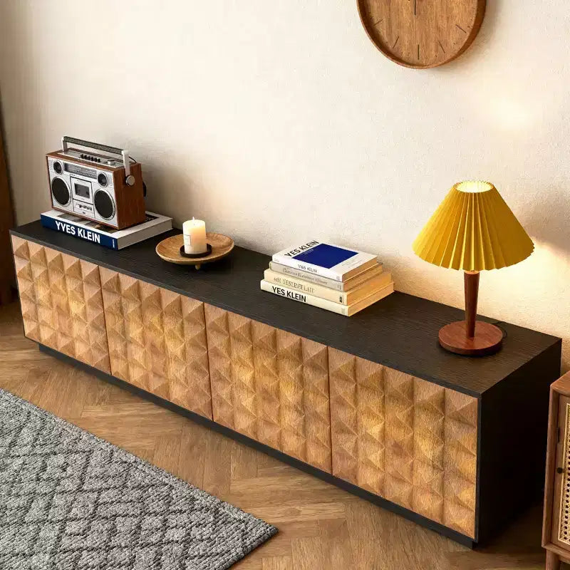 87.79 Inch TV Stand for TVs up to 90 Inches with Adjustable Removable Shelves Living Room Media Console Gaoyangjiaju