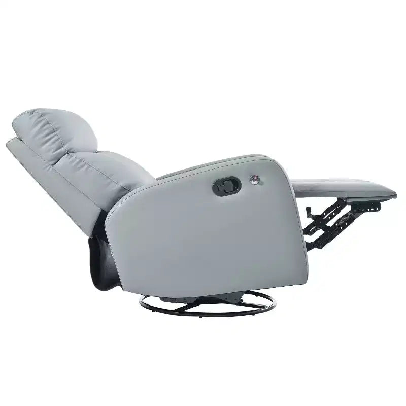 360 Swivel Recliner Nursery Rocking Chair Rocker Glider Single Sofa Accent Chair Leisure Lounge Chair with Phone Holder