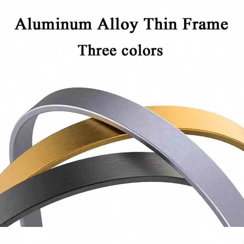 Oval Full Length Mirror (48x16) - Black Aluminum Frame & Leather Strap. For Bathroom, Living Room, Entryway Decor