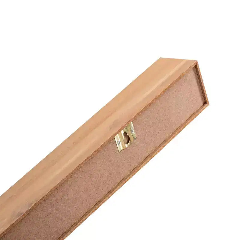 23.6 Maple Floating Shelf C invisible-bracket wood wall mount, perfect bathroom/bedroom/kitchen dcor or book/plant display, easy install.