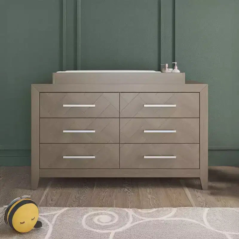 Universal Changing Table Topper, Convert Dresser into a Changing Table Surface, Securely Attaches, Non-Toxic, Baby Safe Finish