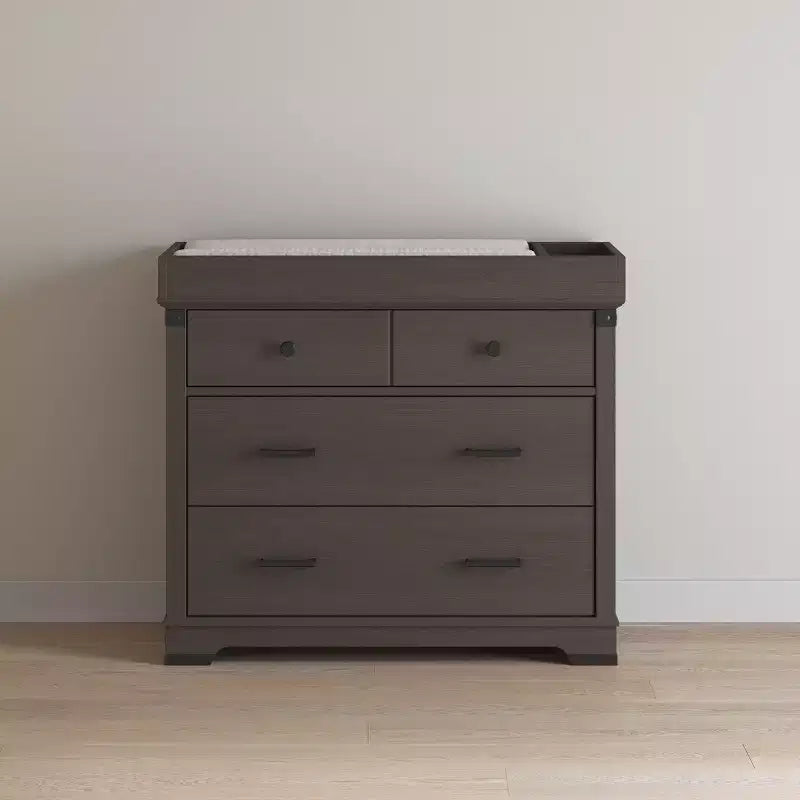 Universal Changing Table Topper, Convert Dresser into a Changing Table Surface, Securely Attaches, Non-Toxic, Baby Safe Finish