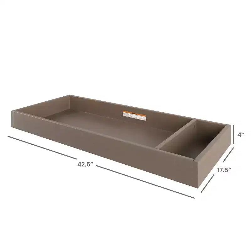 Universal Changing Table Topper, Convert Dresser into a Changing Table Surface, Securely Attaches, Non-Toxic, Baby Safe Finish