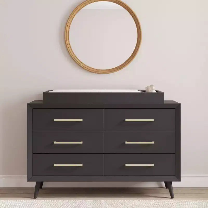 Universal Changing Table Topper, Convert Dresser into a Changing Table Surface, Securely Attaches, Non-Toxic, Baby Safe Finish