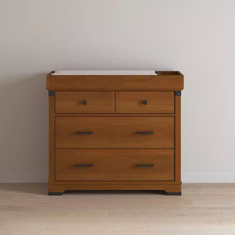 Universal Changing Table Topper, Convert Dresser into a Changing Table Surface, Securely Attaches, Non-Toxic, Baby Safe Finish