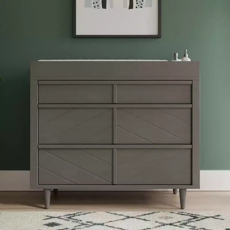 Universal Changing Table Topper, Convert Dresser into a Changing Table Surface, Securely Attaches, Non-Toxic, Baby Safe Finish