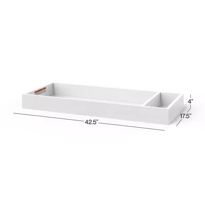Universal Changing Table Topper, Convert Dresser into a Changing Table Surface, Securely Attaches, Non-Toxic, Baby Safe Finish