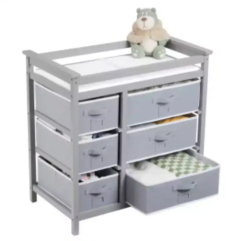 6-Drawer Diaper Changing Table (Plywood & Non-Woven Fabric)