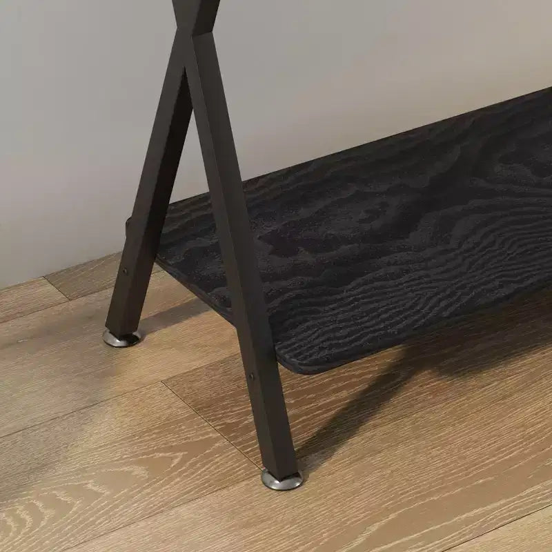 Narrow Console Table with Shelves, 2-Tier Farmhouse Sofa Table, Entryway Table for Hallway, Living Room, Bedroom, Behind Couch Storage Table